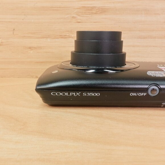 Nikon Coolpix S3500 Digital Camera / 20.1MP / 7x Optical Zoom / Black / Tested - Picture 7 of 9
